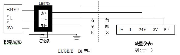 丙烯流量計防爆型配線圖